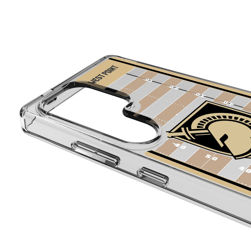 United States Military Academy Black Knights Field Galaxy Clear Phone Case for Samsung Galaxy Detail.Jpg