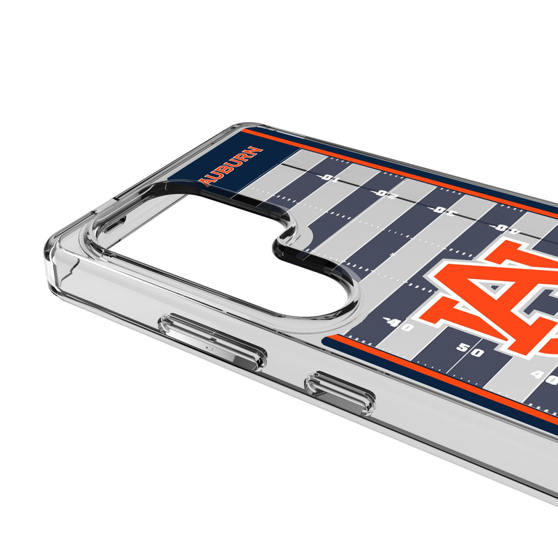 University of Auburn Tigers Field Galaxy Clear Phone Case for Samsung Galaxy Detail.Jpg