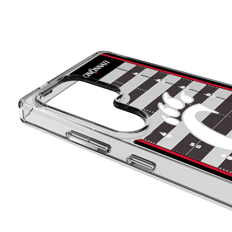 University of Cincinnati Bearcats Field Galaxy Clear Phone Case for Samsung Galaxy Detail.Jpg