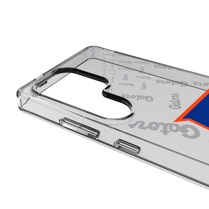 University of Florida Gators Quadtile Galaxy Clear Phone Case for Samsung Galaxy Detail.Jpg