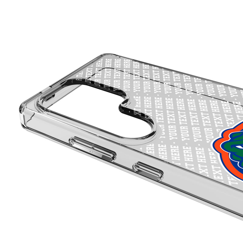 University of Florida Gators Personalized EndZone Plus Galaxy Clear Phone Case for Samsung Galaxy Detail.Jpg