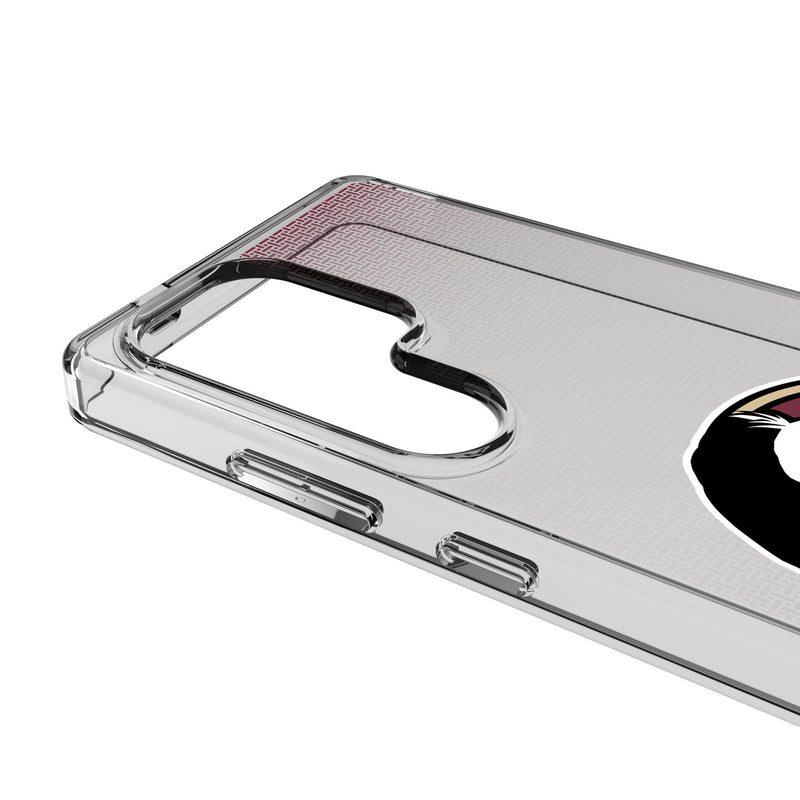 Florida State University Seminoles Linen Galaxy Clear Phone Case for Samsung Galaxy Detail.Jpg