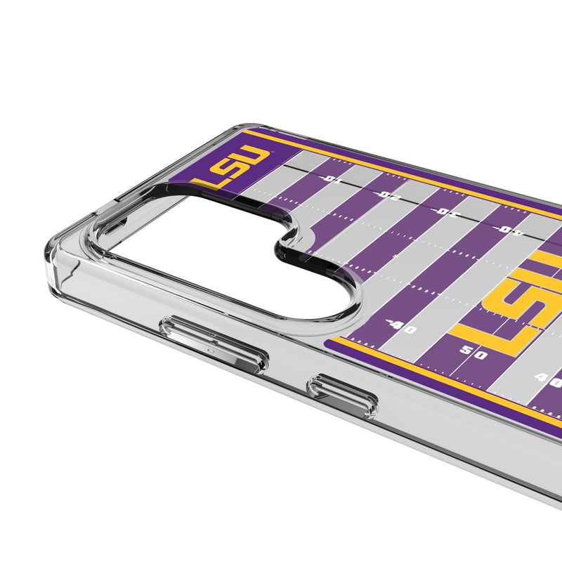 Louisiana State University Tigers Field Galaxy Clear Phone Case for Samsung Galaxy Detail.Jpg