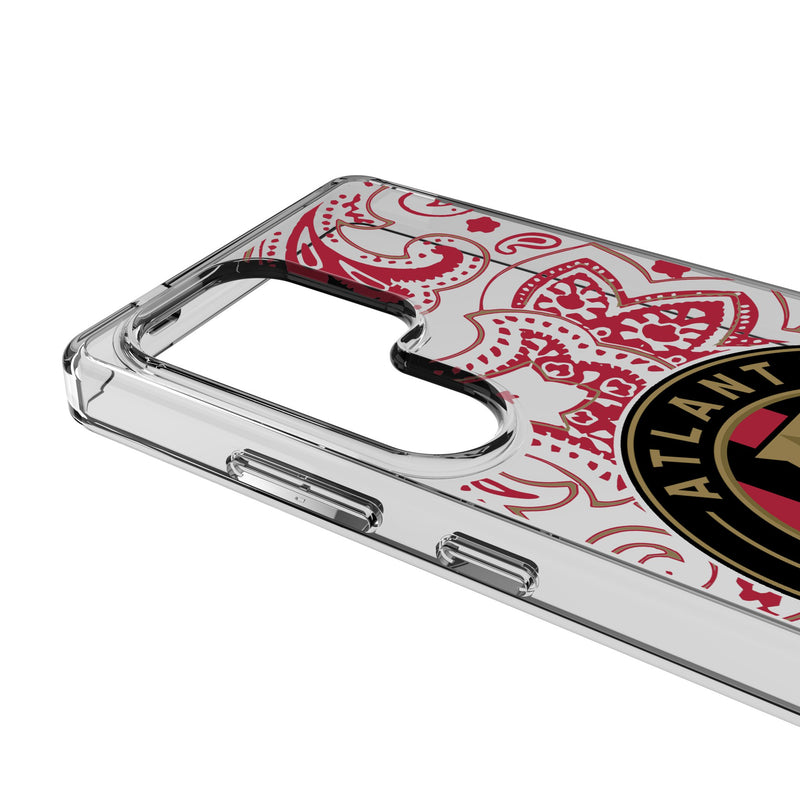 Atlanta United FC Paisley Galaxy Clear Phone Case for Samsung Galaxy Detail.Jpg