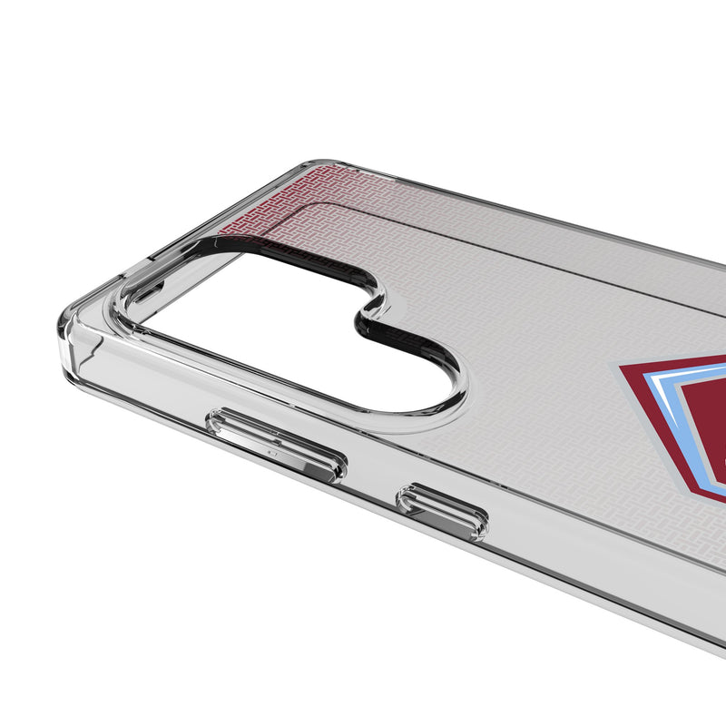 Colorado Rapids Linen Galaxy Clear Phone Case for Samsung Galaxy Detail.Jpg