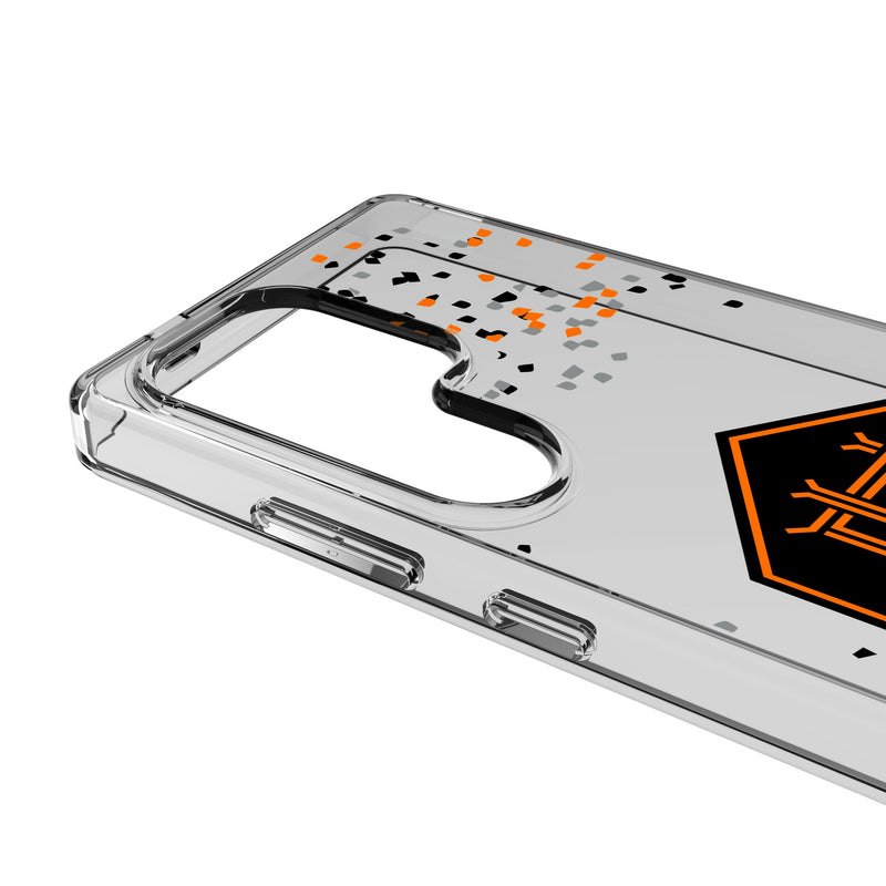 Houston Dynamo Confetti Galaxy Clear Phone Case for Samsung Galaxy Detail.Jpg
