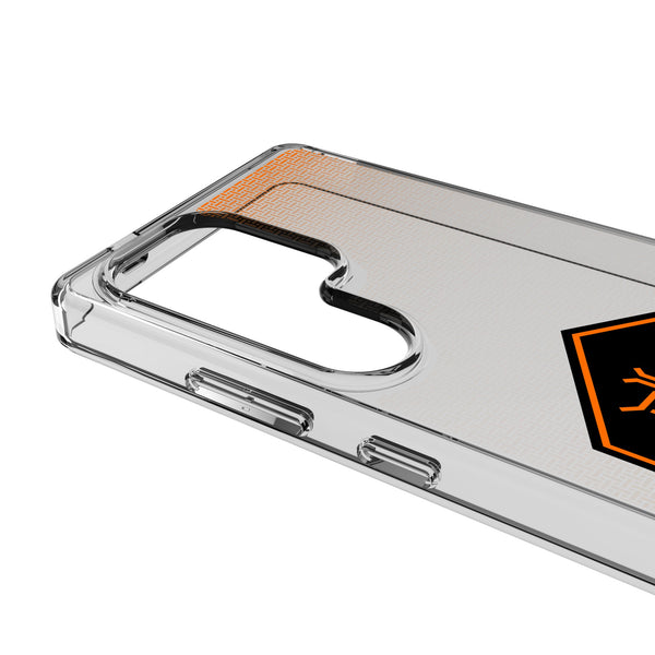 Houston Dynamo Linen Galaxy Clear Phone Case for Samsung Galaxy Detail.Jpg