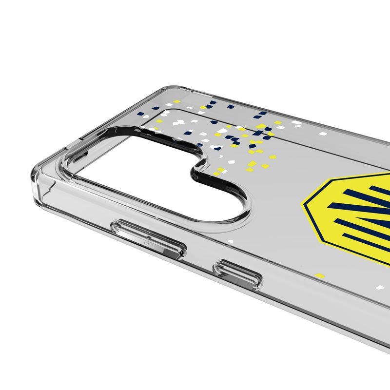 Nashville SC Confetti Galaxy Clear Phone Case for Samsung Galaxy Detail.Jpg