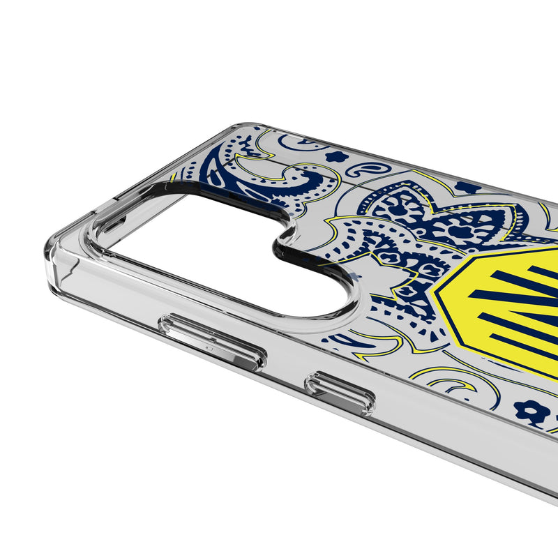 Nashville SC Paisley Galaxy Clear Phone Case for Samsung Galaxy Detail.Jpg