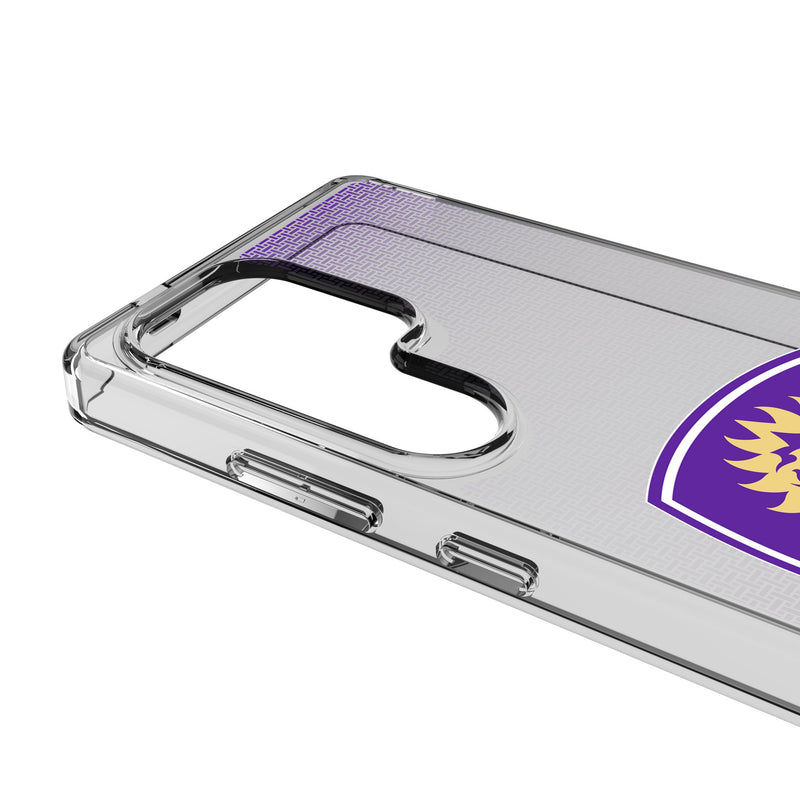 Orlando City Soccer Club Linen Galaxy Clear Phone Case for Samsung Galaxy Detail.Jpg