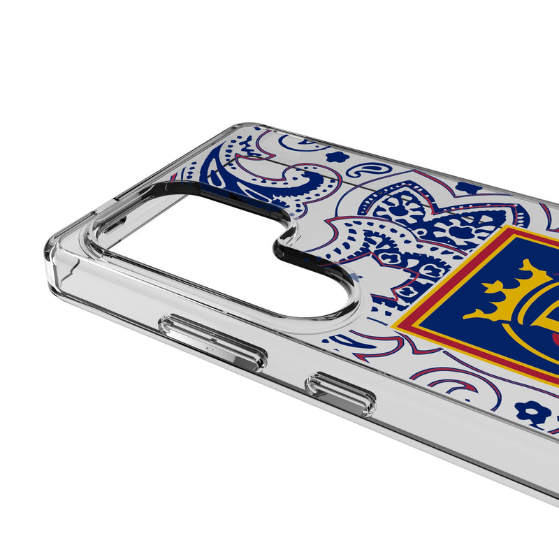 Real Salt Lake Paisley Galaxy Clear Phone Case for Samsung Galaxy Detail.Jpg