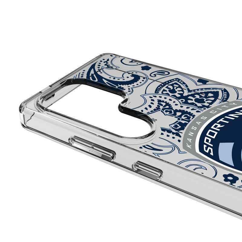 Sporting Kansas City Paisley Galaxy Clear Phone Case for Samsung Galaxy Detail.Jpg