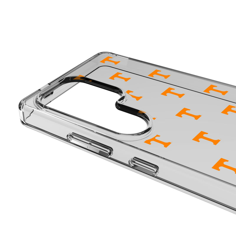 University of Tennessee Volunteers Fashion Pattern Galaxy Clear Phone Case for Samsung Galaxy Detail.Jpg