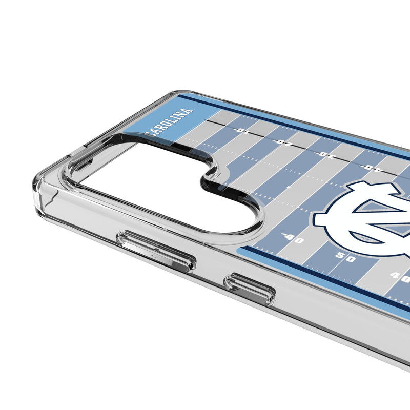 University of North Carolina Tar Heels Field Galaxy Clear Phone Case for Samsung Galaxy Detail.Jpg