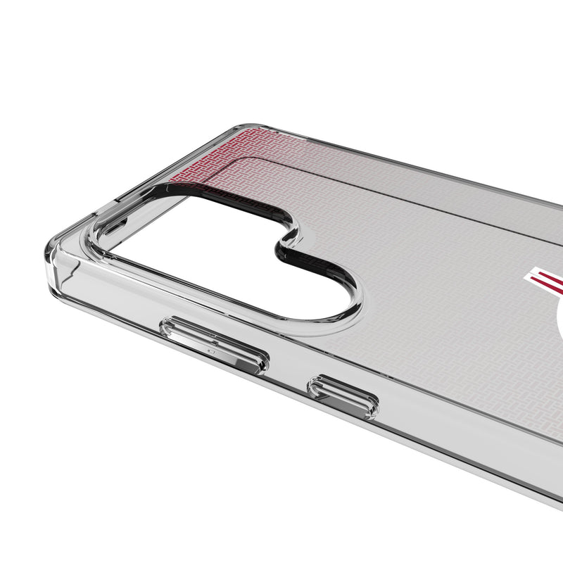 Washington State University Cougars Linen Galaxy Clear Phone Case for Samsung Galaxy Detail.Jpg