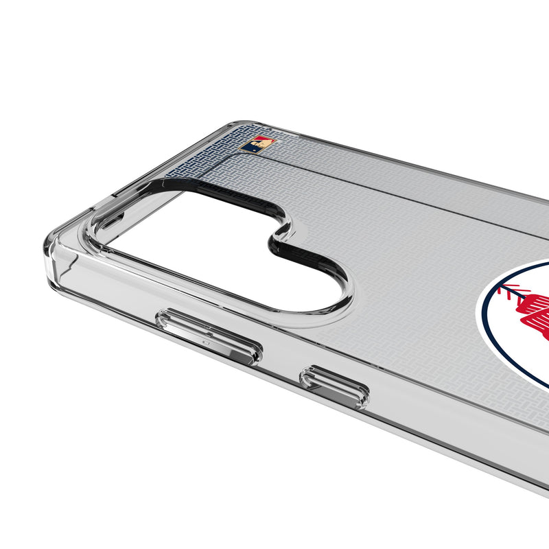 Boston Red Sox 1970-1975 - Cooperstown Collection Linen Galaxy Clear Phone Case for Samsung Galaxy Detail.Jpg