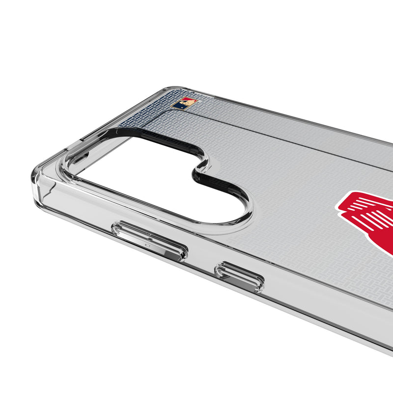 Boston Red Sox 1924-1960 - Cooperstown Collection Linen Galaxy Clear Phone Case for Samsung Galaxy Detail.Jpg