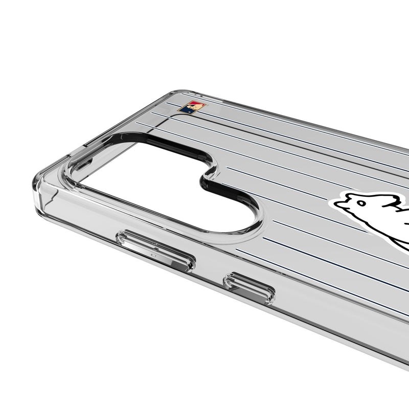 Chicago Cubs 1914 - Cooperstown Collection Pinstripe Galaxy Clear Phone Case for Samsung Galaxy Detail.Jpg