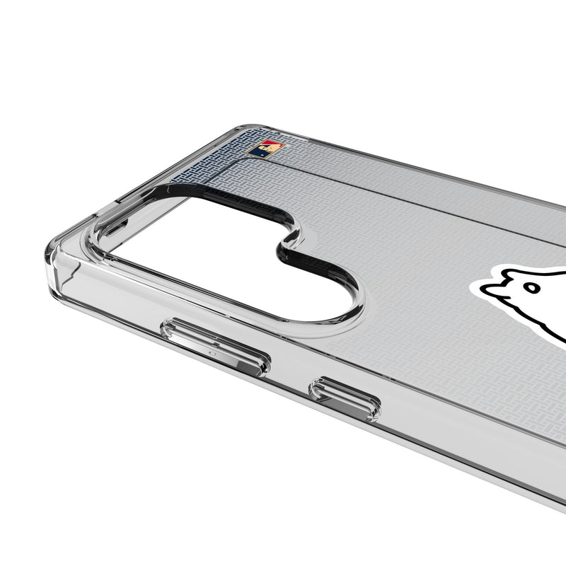 Chicago Cubs 1914 - Cooperstown Collection Linen Galaxy Clear Phone Case for Samsung Galaxy Detail.Jpg