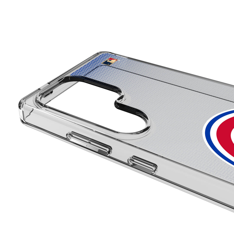 Chicago Cubs 1948-1956 - Cooperstown Collection Linen Galaxy Clear Phone Case for Samsung Galaxy Detail.Jpg