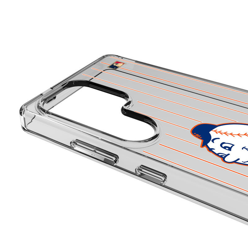 New York Mets 2014 - Cooperstown Collection Pinstripe Galaxy Clear Phone Case for Samsung Galaxy Detail.Jpg
