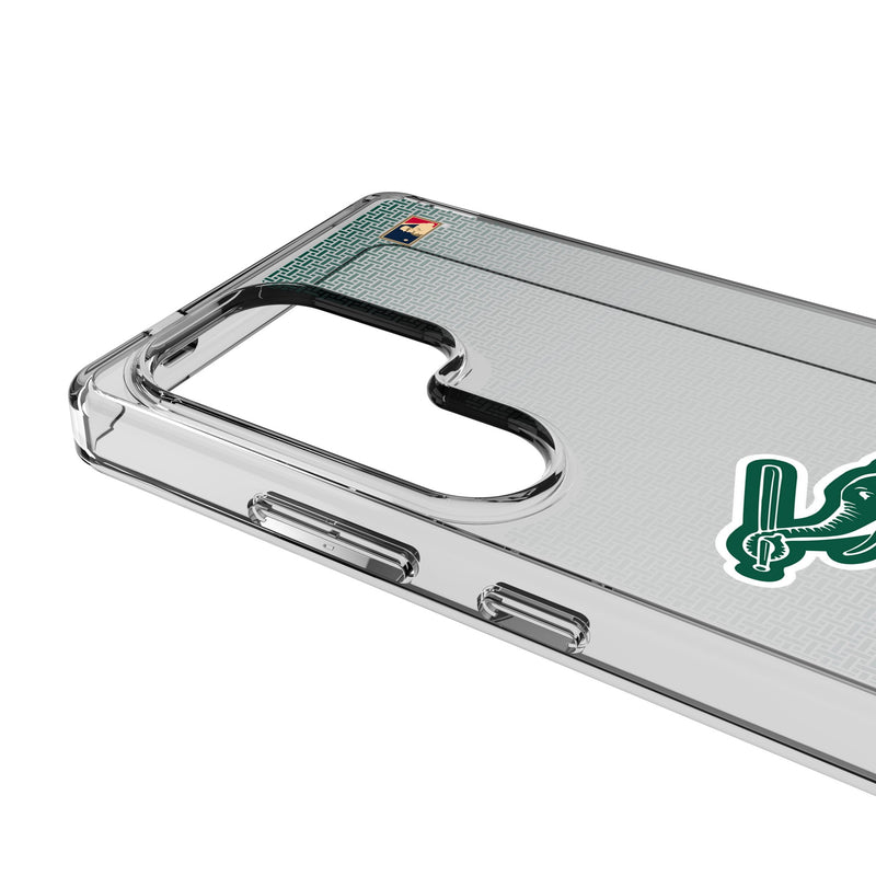 Oakland As Home 1988 - Cooperstown Collection Linen Galaxy Clear Phone Case for Samsung Galaxy Detail.Jpg