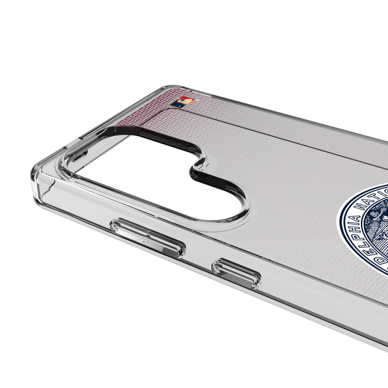Philadelphia Phillies 1915-1943 - Cooperstown Collection Linen Galaxy Clear Phone Case for Samsung Galaxy Detail.Jpg