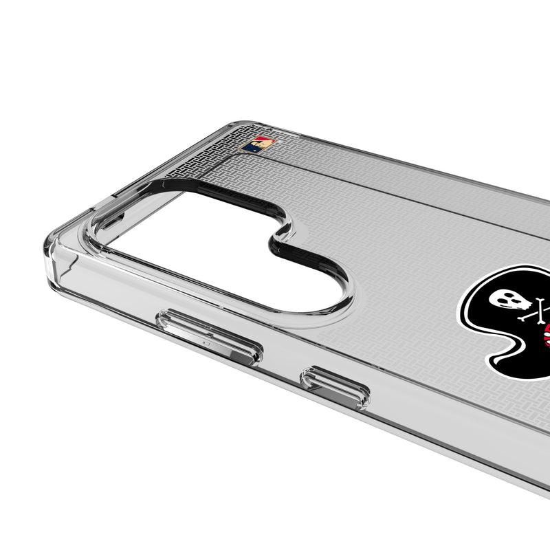 Pittsburgh Pirates 1958-1966 - Cooperstown Collection Linen Galaxy Clear Phone Case for Samsung Galaxy Detail.Jpg