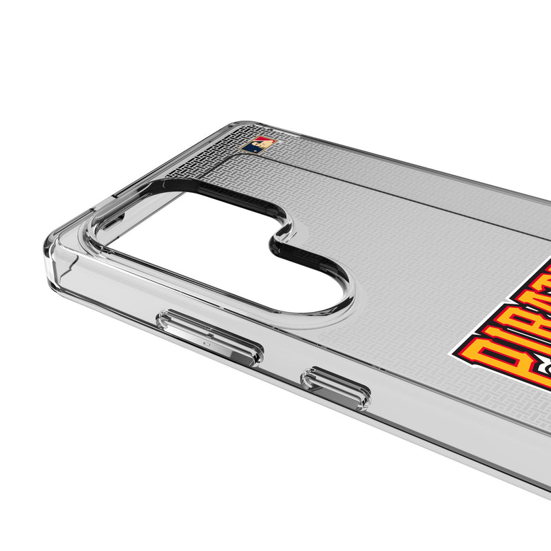 Pittsburgh Pirates 1997-2013 - Cooperstown Collection Linen Galaxy Clear Phone Case for Samsung Galaxy Detail.Jpg