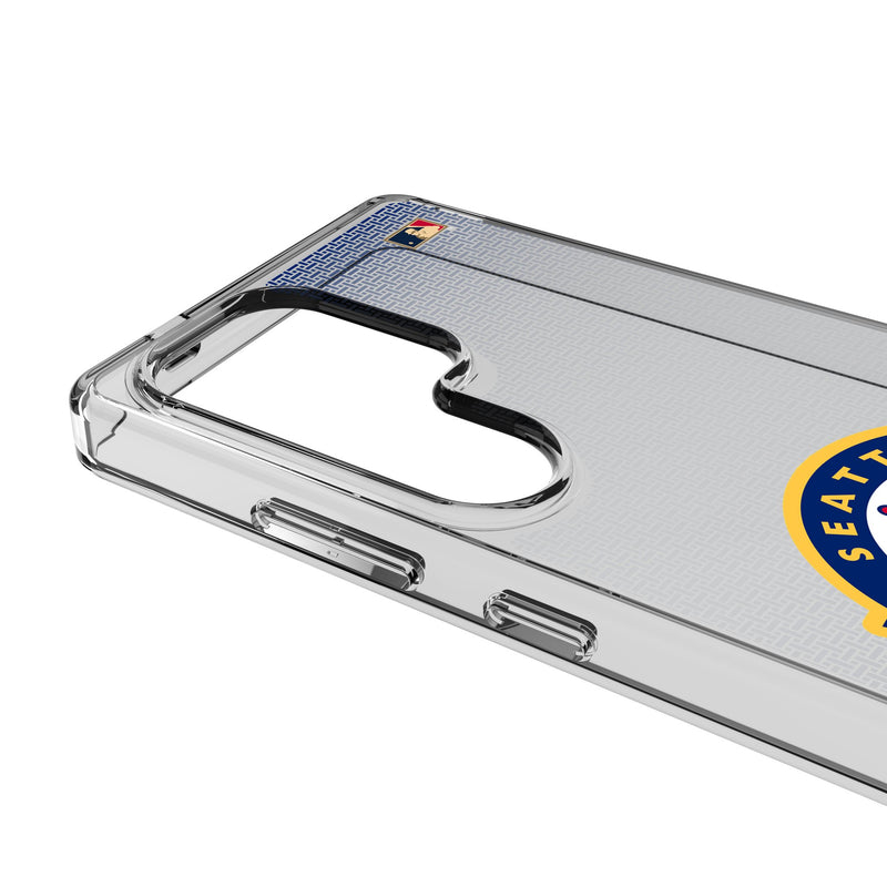 Seattle Pilots 1969 - Cooperstown Collection Linen Galaxy Clear Phone Case for Samsung Galaxy Detail.Jpg