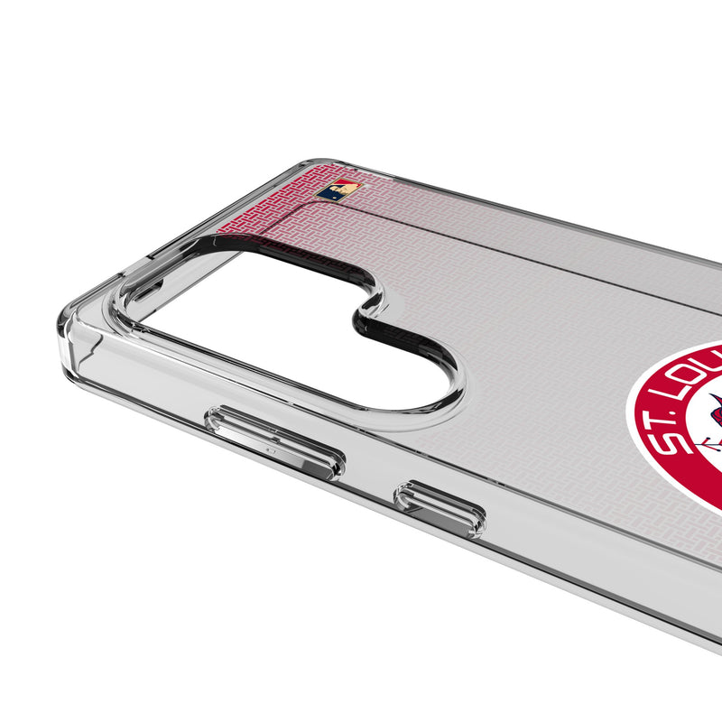 St Louis Cardinals 1966-1997 - Cooperstown Collection Linen Galaxy Clear Phone Case for Samsung Galaxy Detail.Jpg