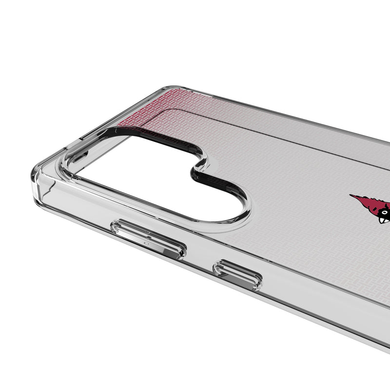 Chicago Cardinals 1947-1959 Historic Collection Linen Galaxy Clear Phone Case for Samsung Galaxy Detail.Jpg