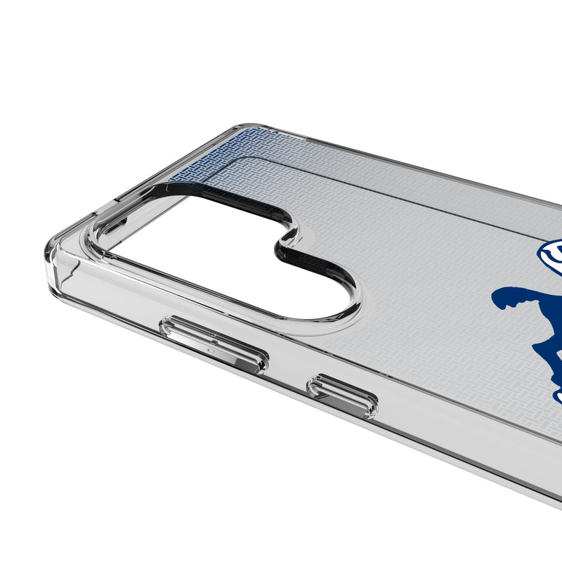 Baltimore Colts 1946 Historic Collection Linen Galaxy Clear Phone Case for Samsung Galaxy Detail.Jpg