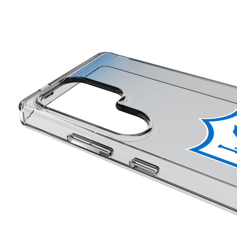 Los Angeles Chargers Historic Collection Linen Galaxy Clear Phone Case for Samsung Galaxy Detail.Jpg