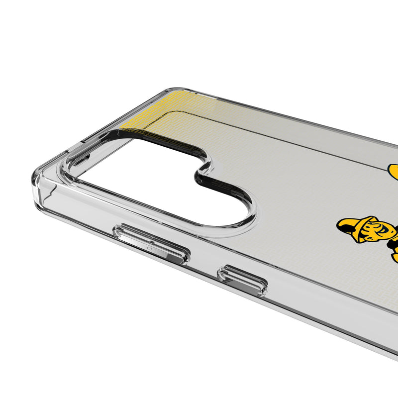 Pittsburgh Steelers 1961 Historic Collection Linen Galaxy Clear Phone Case for Samsung Galaxy Detail.Jpg
