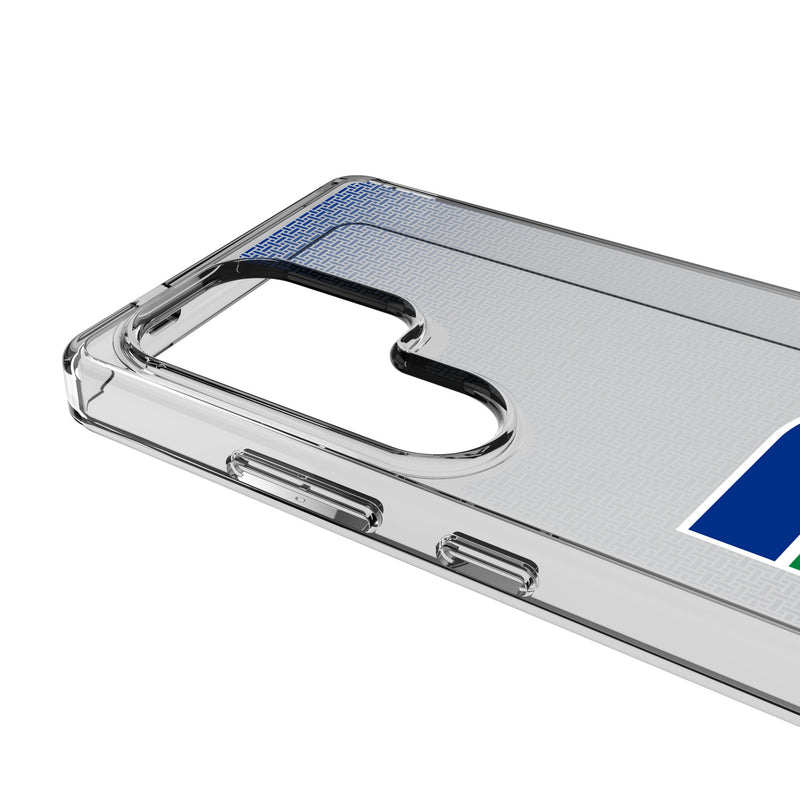 Seattle Seahawks Historic Collection Linen Galaxy Clear Phone Case for Samsung Galaxy Detail.Jpg