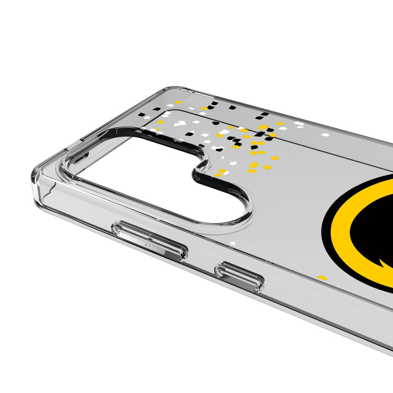 University of Iowa Hawkeyes Confetti Galaxy Clear Phone Case for Samsung Galaxy Detail.Jpg