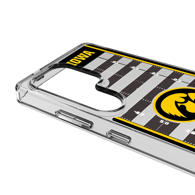 University of Iowa Hawkeyes Field Galaxy Clear Phone Case for Samsung Galaxy Detail.Jpg