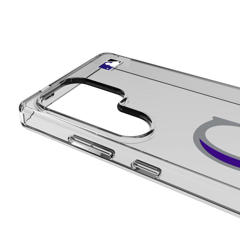 Colorado Rockies Text Backdrop Galaxy Clear Phone Case for Samsung Galaxy Detail.Jpg