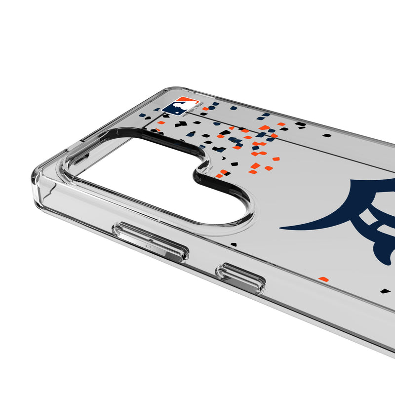 Detroit Tigers Confetti Galaxy Clear Phone Case for Samsung Galaxy Detail.Jpg