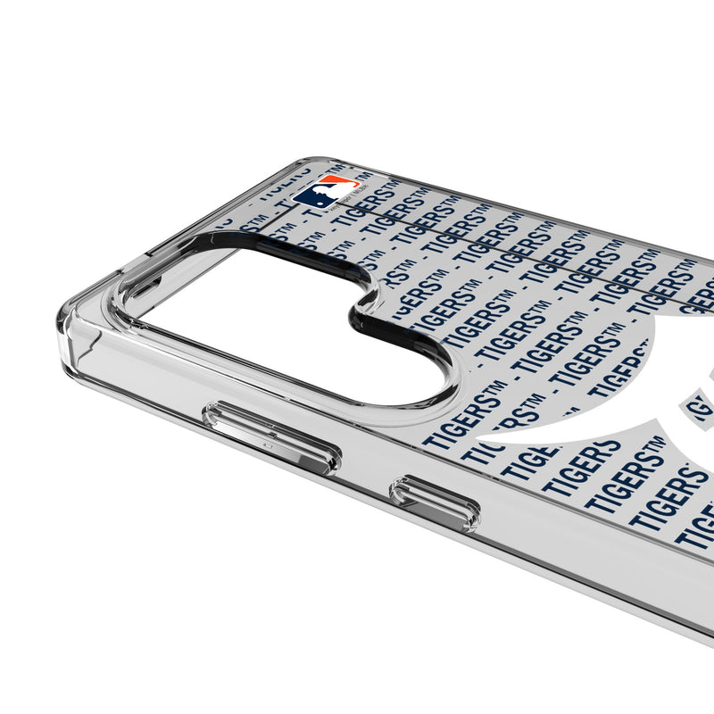 Detroit Tigers Text Backdrop Galaxy Clear Phone Case for Samsung Galaxy Detail.Jpg