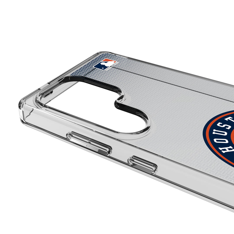 Houston Astros Linen Galaxy Clear Phone Case for Samsung Galaxy Detail.Jpg