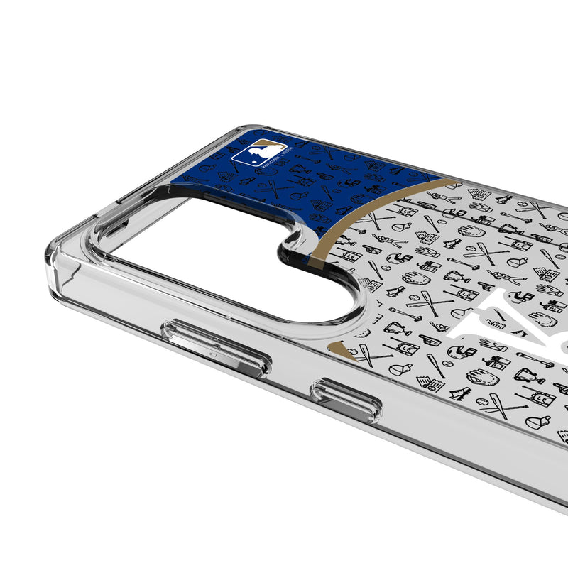 Kansas City Royals Personalized Circle Galaxy Clear Phone Case for Samsung Galaxy Detail.Jpg