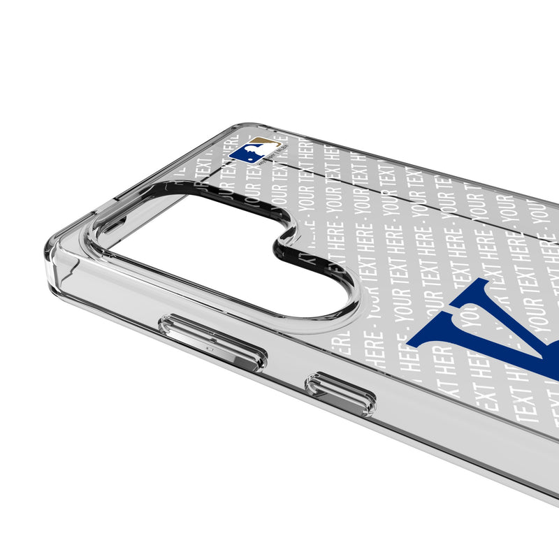 Kansas City Royals Personalized EndZone Plus Galaxy Clear Phone Case for Samsung Galaxy Detail.Jpg