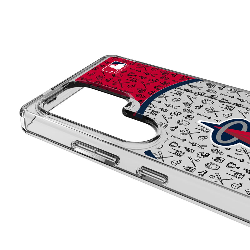 Los Angeles Angels Personalized Circle Galaxy Clear Phone Case for Samsung Galaxy Detail.Jpg