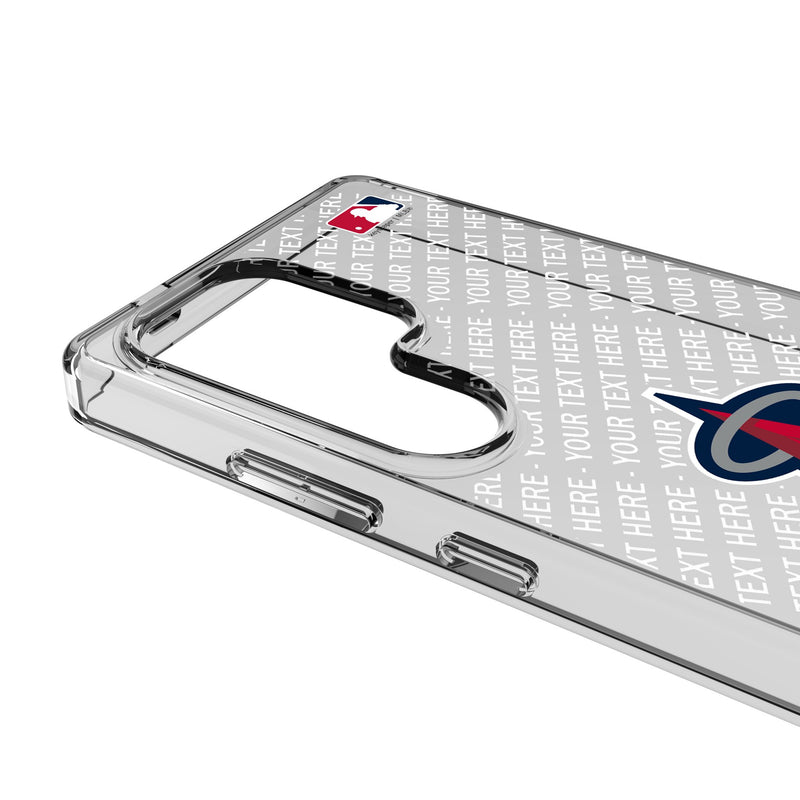 Los Angeles Angels Personalized EndZone Plus Galaxy Clear Phone Case for Samsung Galaxy Detail.Jpg