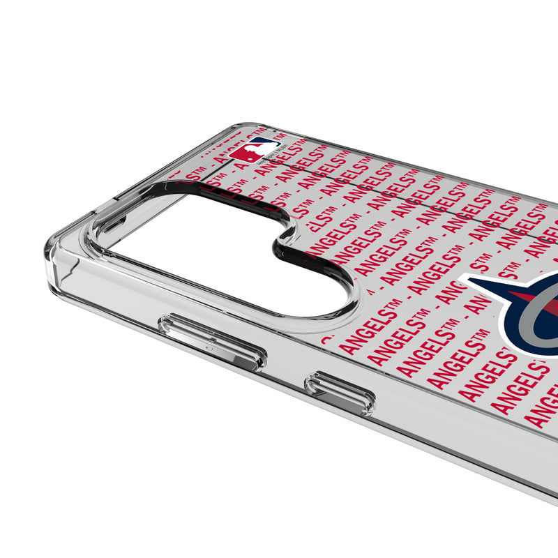 Los Angeles Angels Text Backdrop Galaxy Clear Phone Case for Samsung Galaxy Detail.Jpg