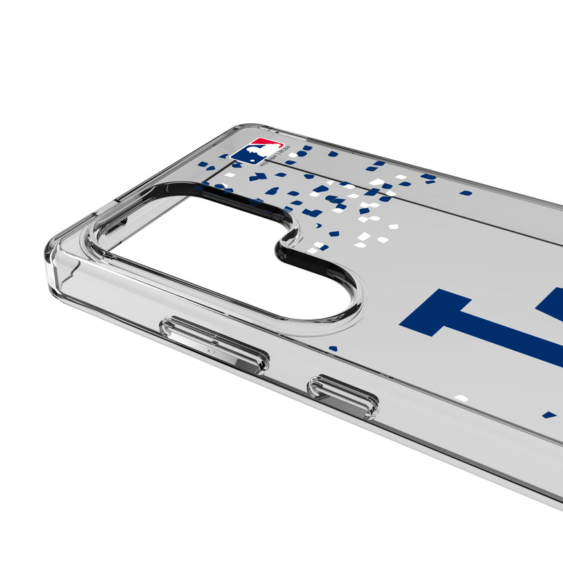 LA Dodgers Confetti Galaxy Clear Phone Case for Samsung Galaxy Detail.Jpg