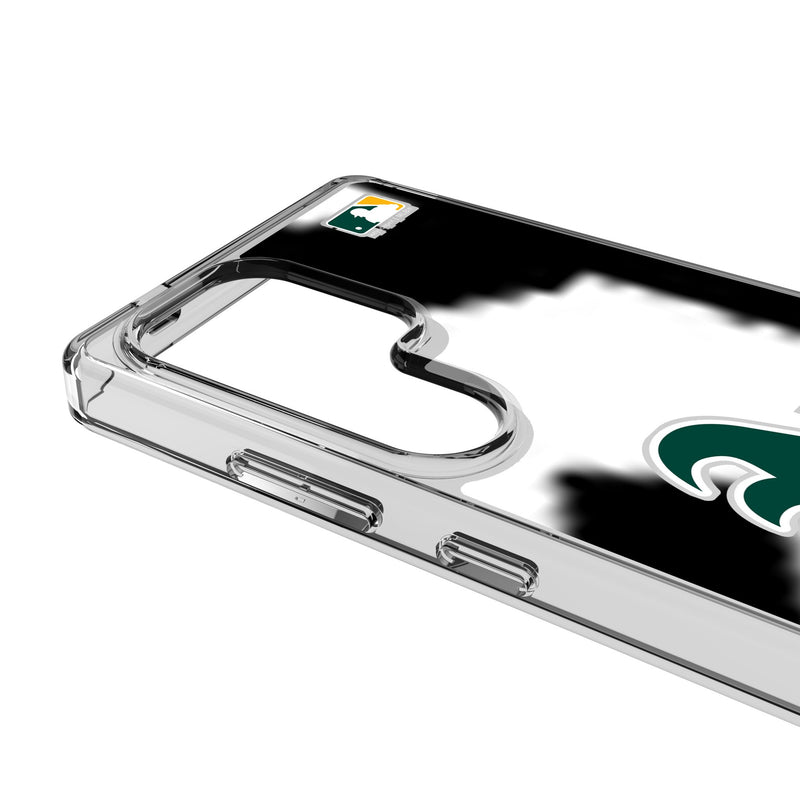Oakland Athletics Personalized EndZone Plus Galaxy Clear Phone Case for Samsung Galaxy Detail.Jpg