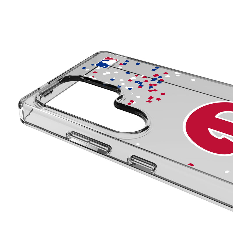 Philadelphia Phillies Confetti Galaxy Clear Phone Case for Samsung Galaxy Detail.Jpg